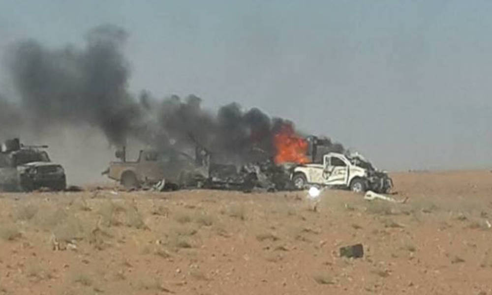تدمير ثمان عجلات مفخخة لداعش في سامراء