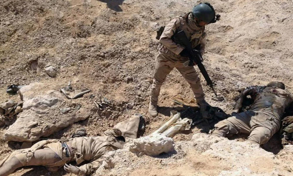 مقتل خمسة ارهابيين وتدمير جرافة مفخخة في الفلوجة