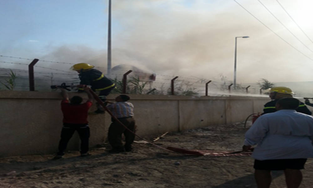 نشوب حريق في مستشفى الحسين التعليمي في الناصرية