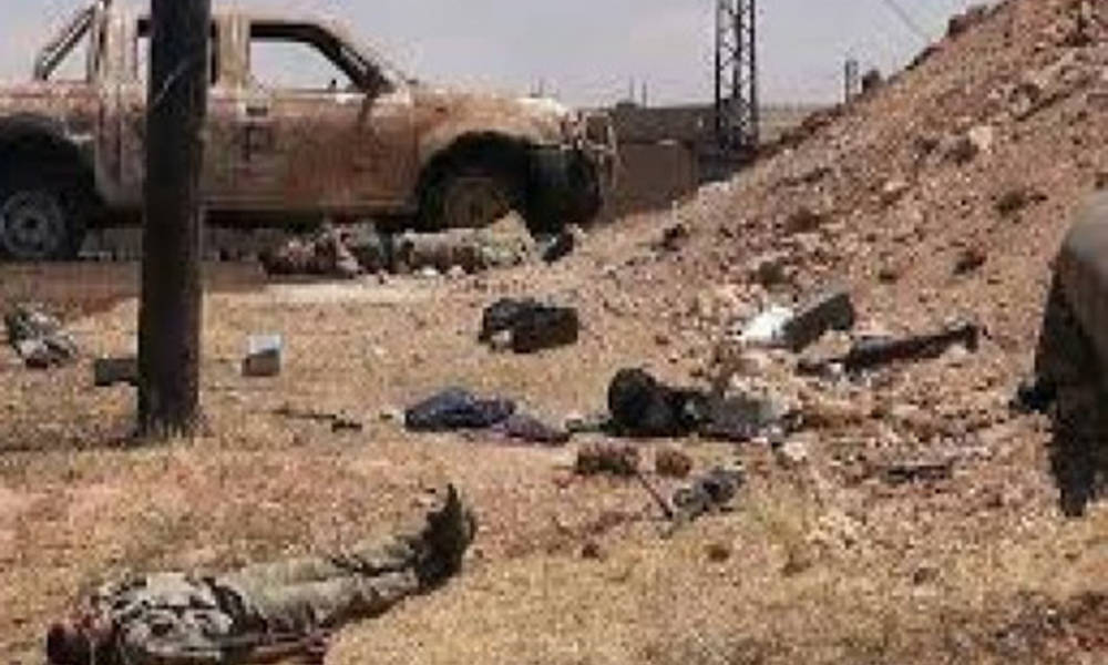 الاعلام الحربي تعلن تدمير ثلاث عجلات تابعة لداعش ومنصة صواريخ في صلاح الدين