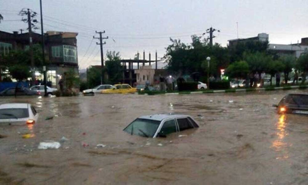 انقطاع طريق ديالى- واسط بسبب سيول الأمطار القادمة من إيران