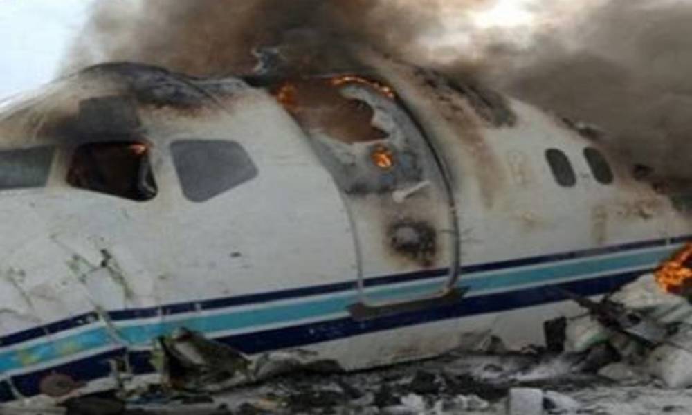 شاهد بالفيديو... فتاة روسية تنجو بأعجوبة كبيرة من تحطم الطائرة في سيناء