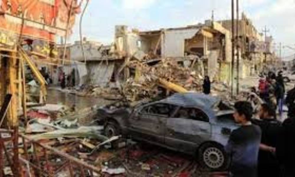 سبعة شهداء و 13جريحا بتفجير انتحاري مزدوج في مدينة الصدر شرقي بغداد