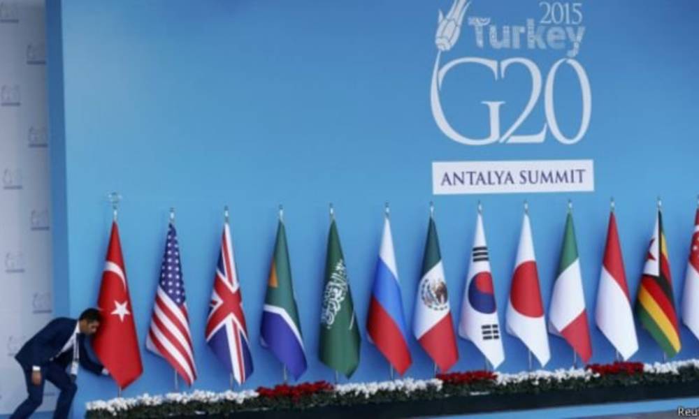 قادة دول مجموعة العشرين يتضامنون مع فرنسا