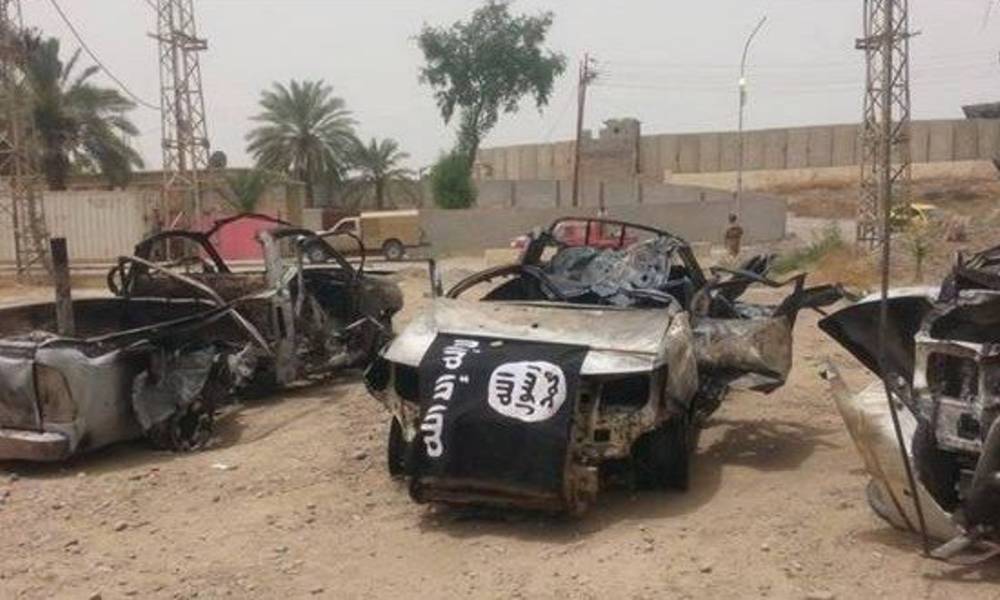 شاهد بالفيديو... ماذا وجدت القوات الامنية داخل الجيوب السرية لسيارات داعش