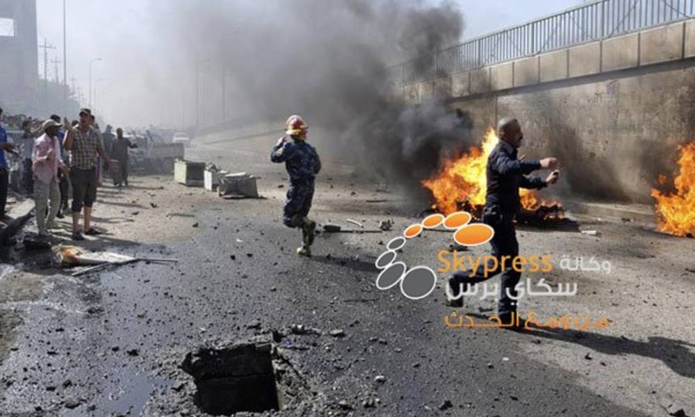 شهيدان وسبعة جرحى بتفجير غربي بغداد