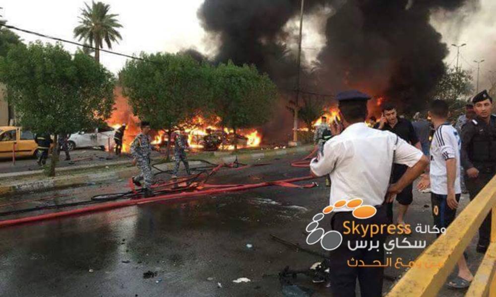10 شهداء و25 جريحا حصيلة نهائية لتفجير مفخخة غربي بغداد