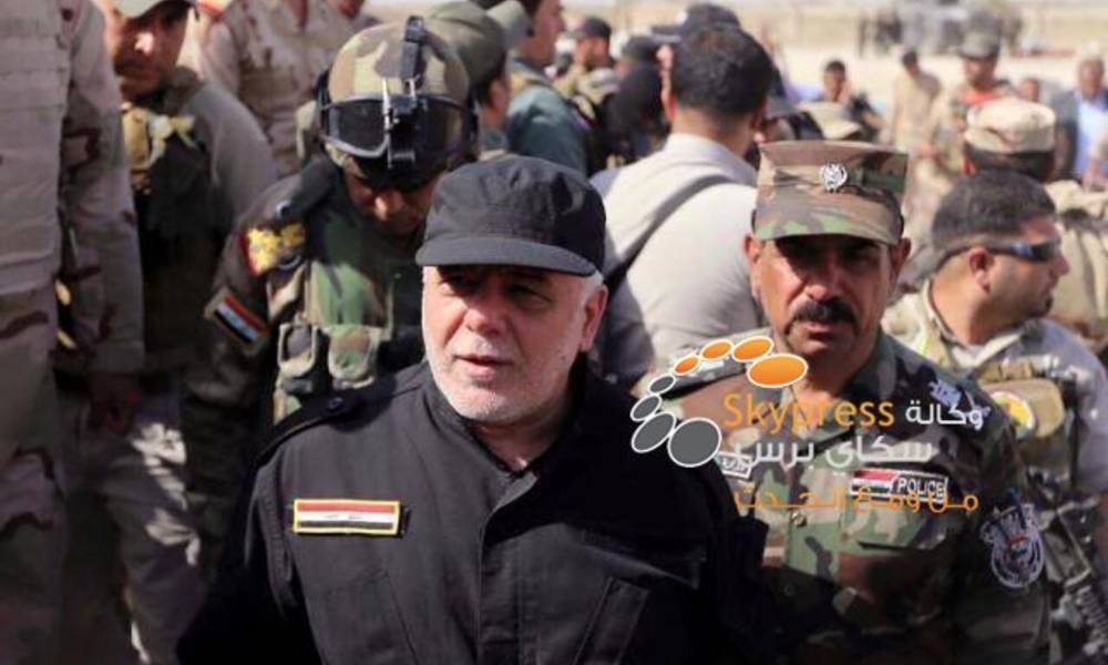 بعد رفعه العلم العراقي في الفلوجة .. العبادي يتعهد بتحرير الموصل
