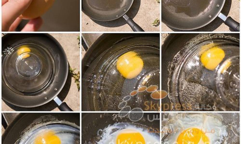 بالفيديو...عراقيون يقلون البيض على حرارة الشمس اللاهبة  !