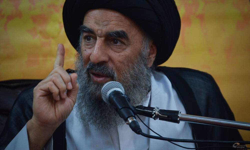 مرجع ديني يدعو لتحرير الموصل والرقة ويدين هجمات السعودية على اليمن