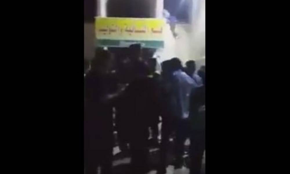 شاهد بالفيديو... اللحظات الاولى لحريق مستشفى اليرموك وسط بغداد