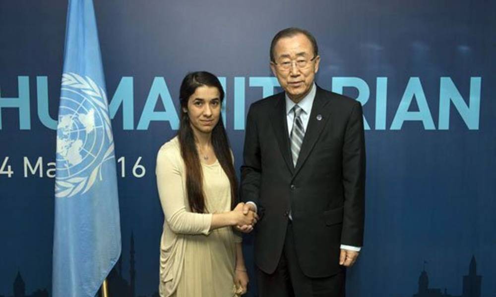 الأمم المتحدة تختار نادية مراد سفيرة للنوايا الحسنة