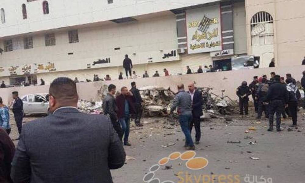 شهداء وجرحى بانفجار سيارة مفخخة وسط بغداد