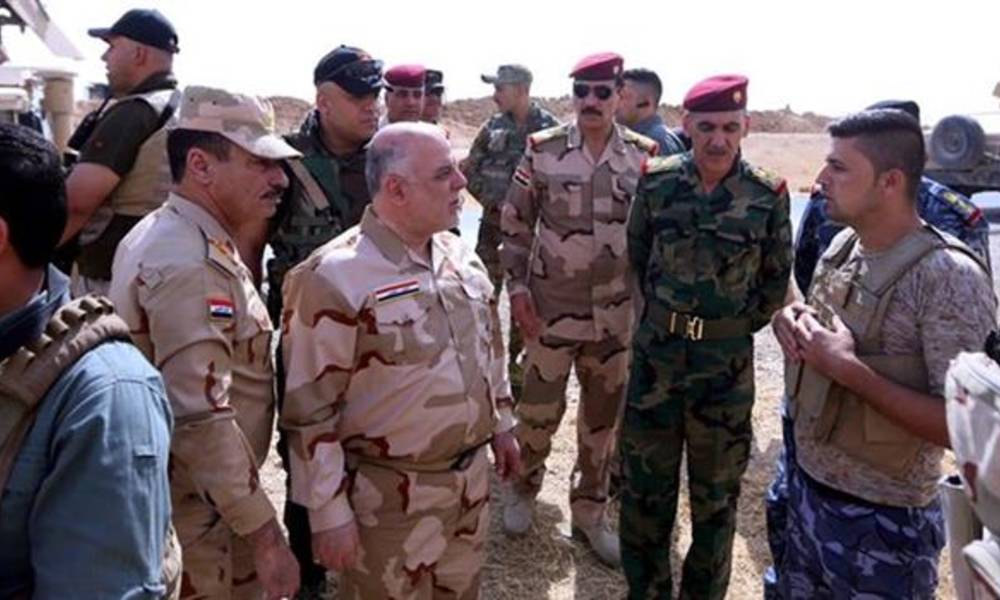 العبادي يصل الموصل لتفقد القطعات العسكرية