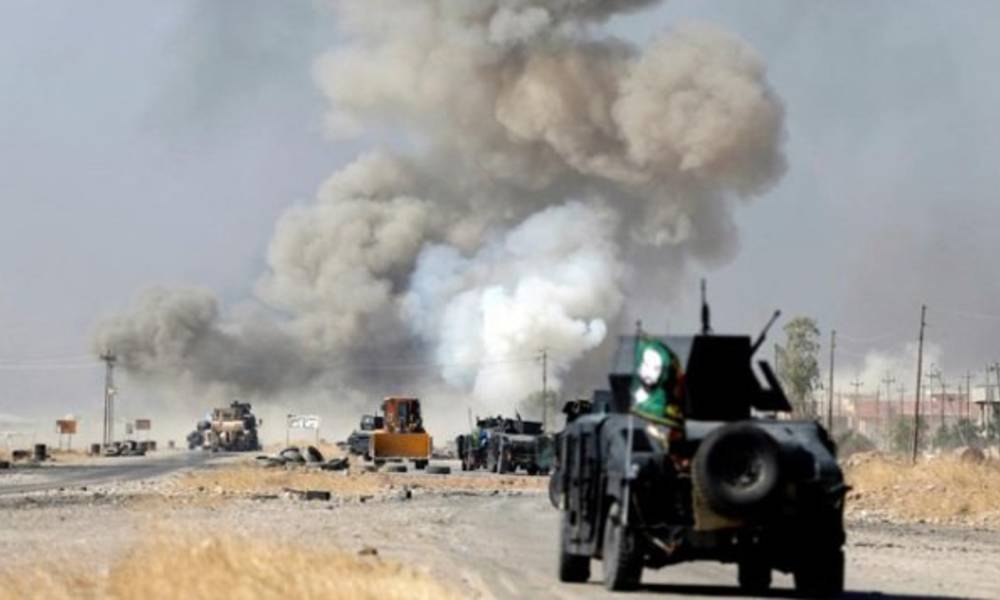 القوات الامنية تحرر حي الورشان أيمن الموصل