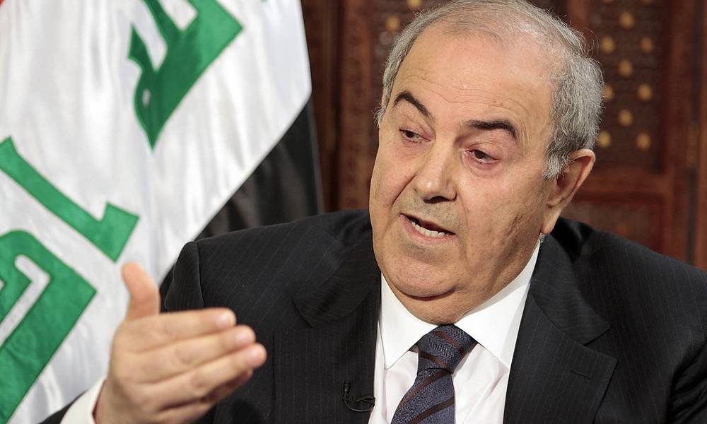 علاوي يحذر من "كارثة" تهدد مستقبل العراق