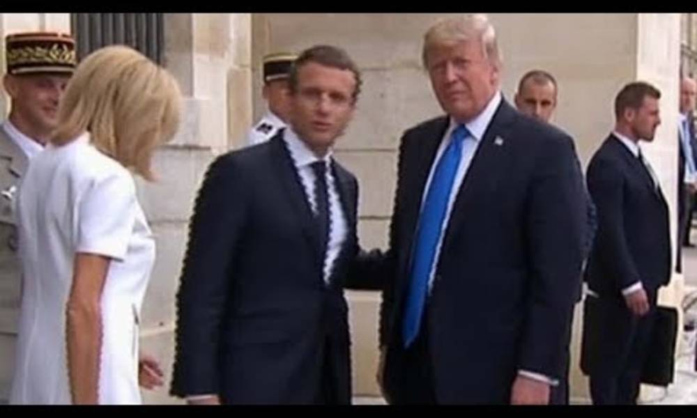 ترامب يتغزل بسيدة فرنسا الاولى وانتقادات حادة تتوجه له