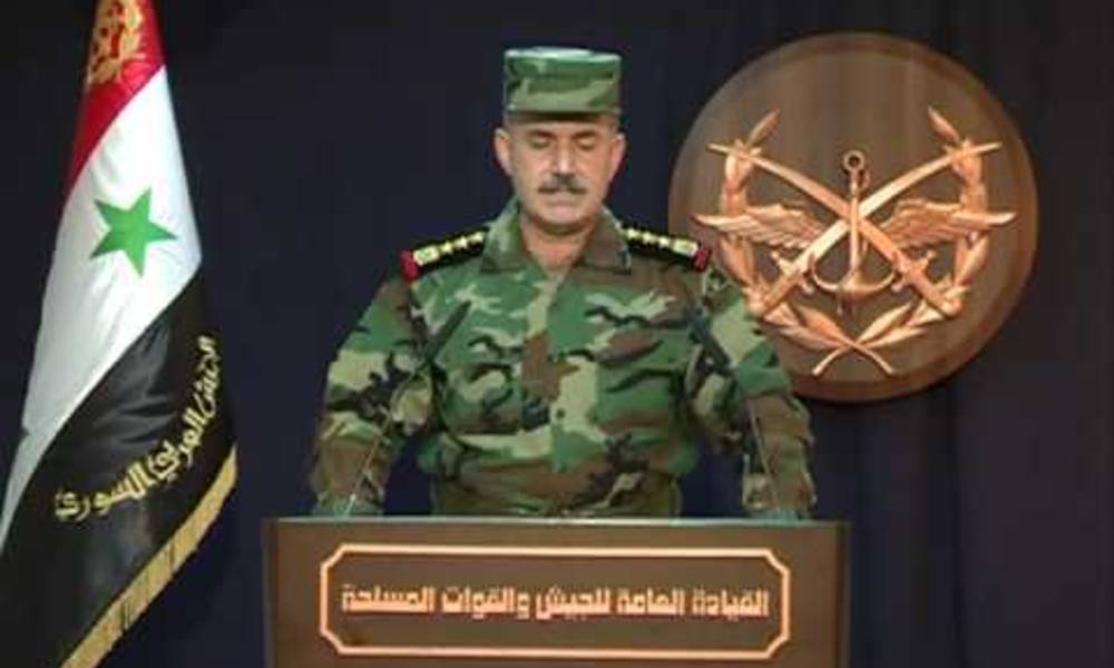 الجيش السوري يعلن إيقاف عملياته القتالية شرقي دمشق