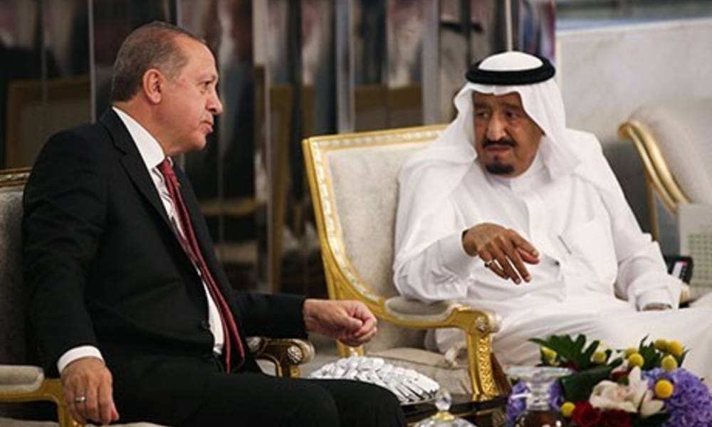 الرئيس التركي والعاهل السعودي يبحثان العلاقات الثنائية ومكافحة الإرهاب