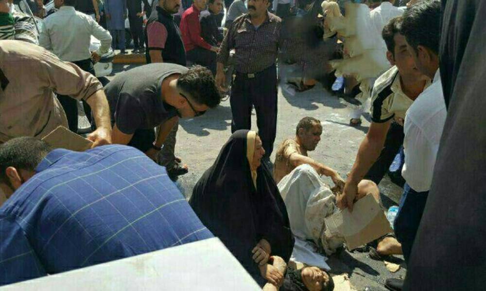 اصابة 14 شخص بأنفجار انبوب غاز في مدينة "قم " الايرانية اغلبهم زوار عراقيين