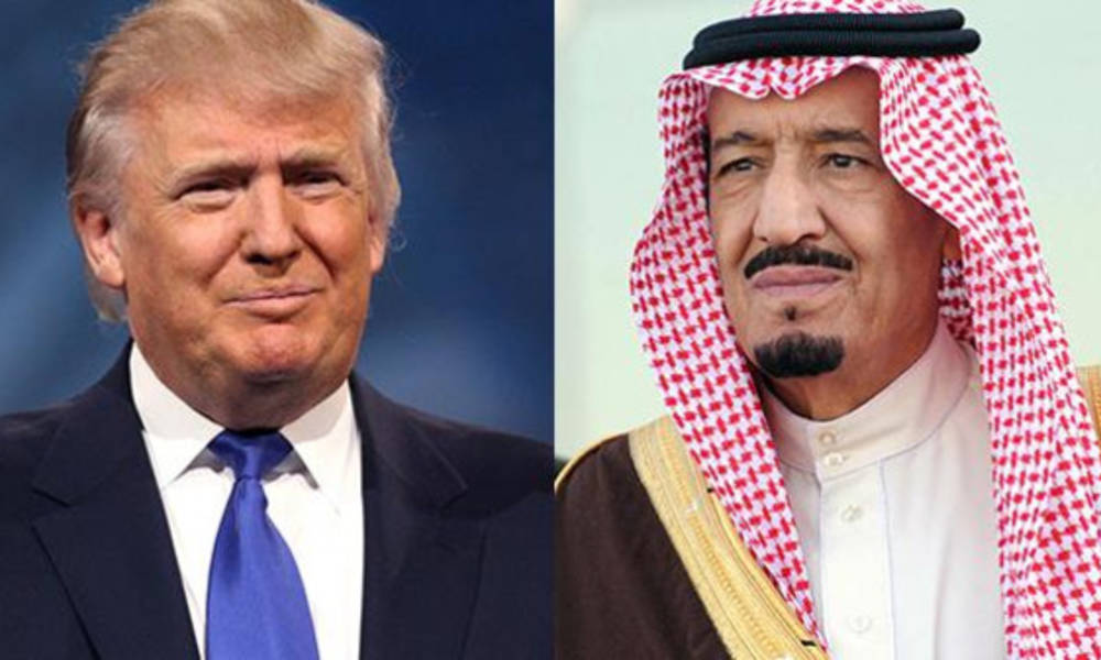 العاهل السعودي يهاتف ترمب ويرحب باستراتيجيته "الحازمة" ضد إيران