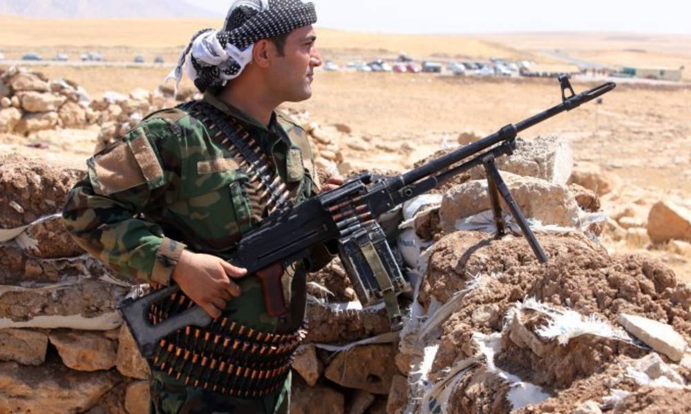 مقاتلون إيزيديون عراقيون ينتقلون للقتال في سوريا