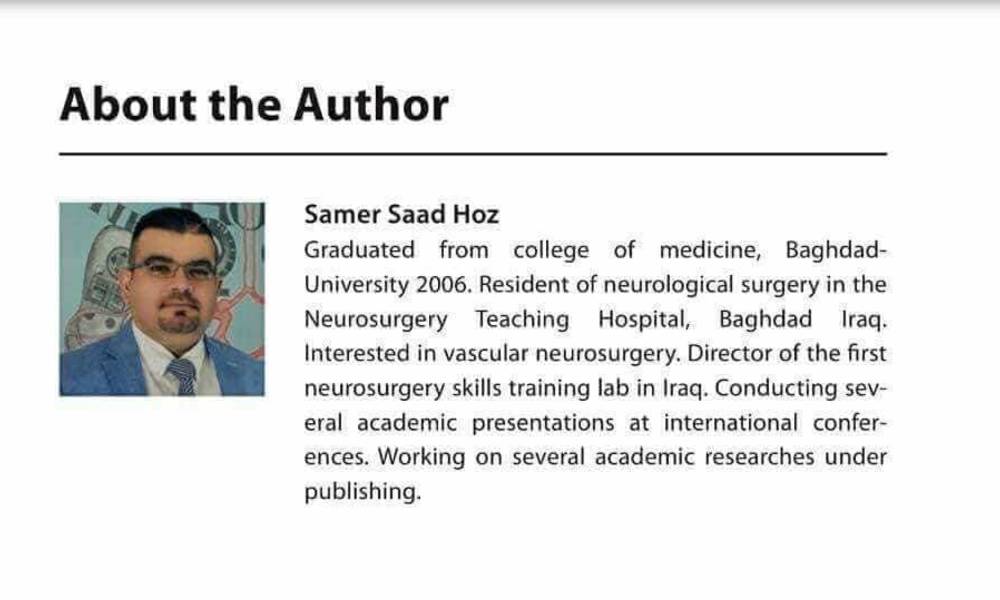 لأول مرة بتاريخ العراق .. طبيب عراقي يصدر كتاب يعتمد كمصدر لدراسة البورد باميركا