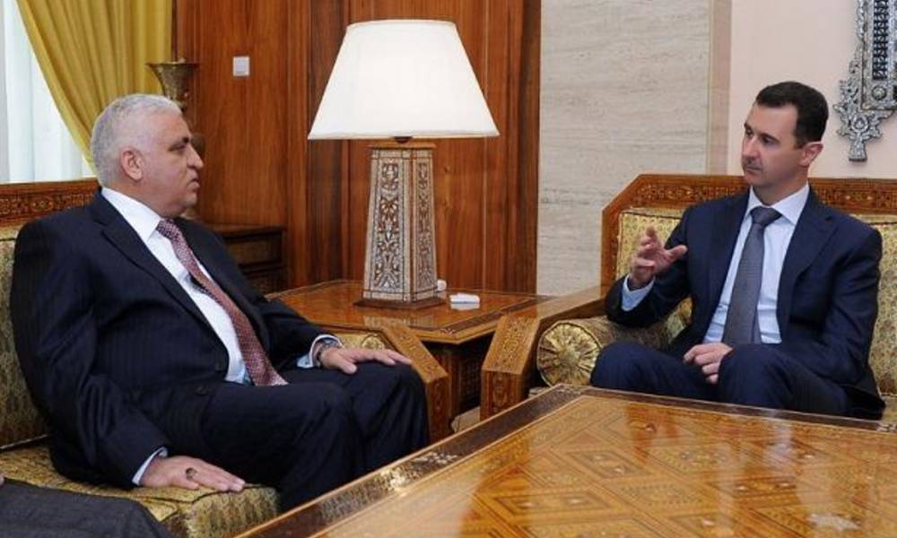 فالح الفياض يزور الرئيس السوري بشار الاسد حاملا رسالة من العبادي