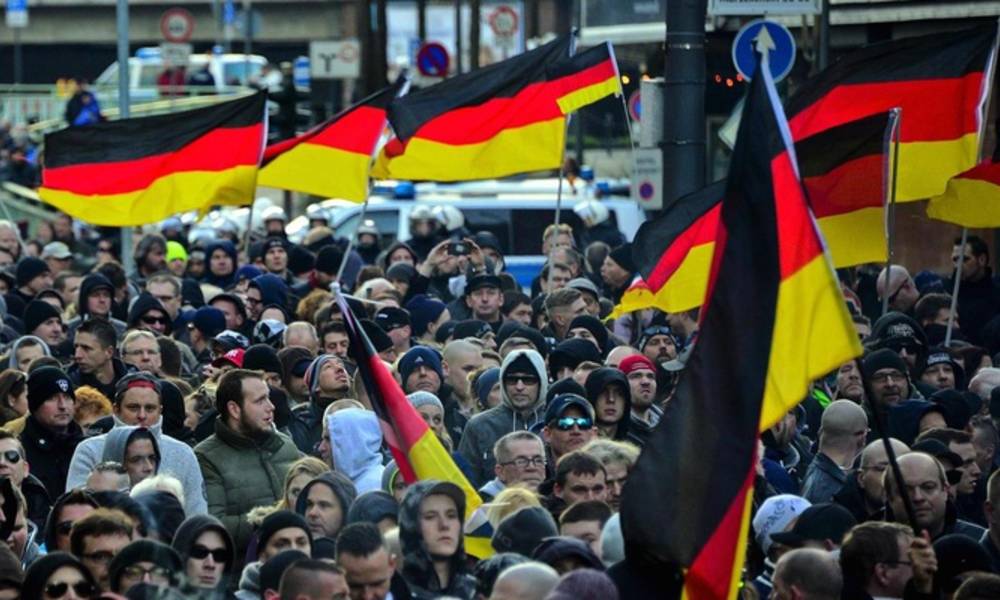 بالفيديو .. مظاهرات في "المانيا" لـ"ترحيل" اللاجئين العراقيين والسوريين على اثر جريمة قتل