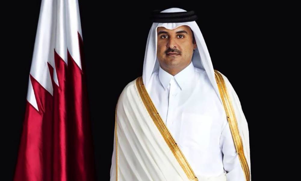 أمير قطر يعلن موقفه من حكومة عادل عبدالمهدي