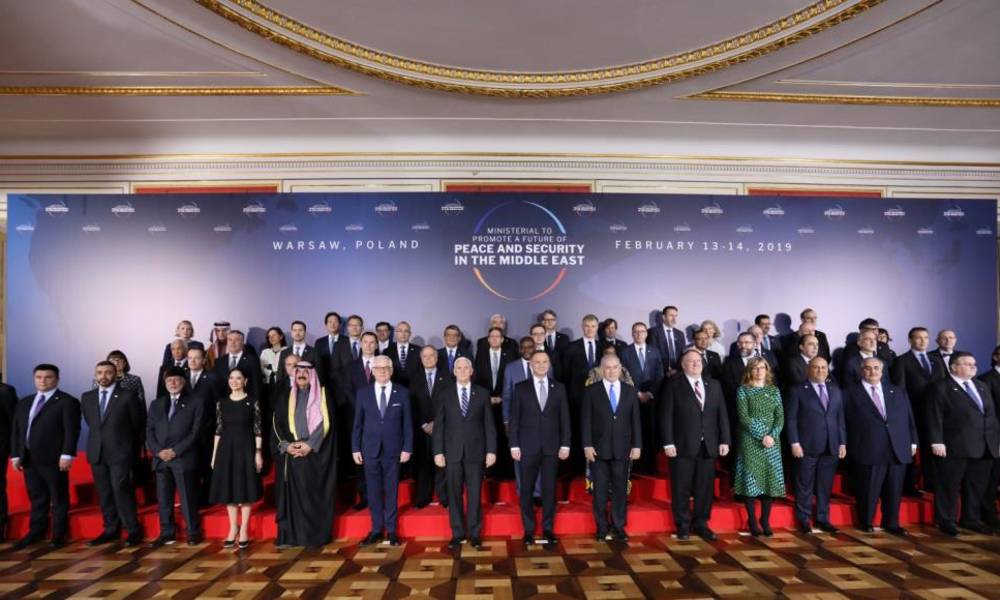بومبيو على هامش مؤتمر وارسو: لا سبيل من مواجهة ايران لصنع السلام في الشرق الاوسط