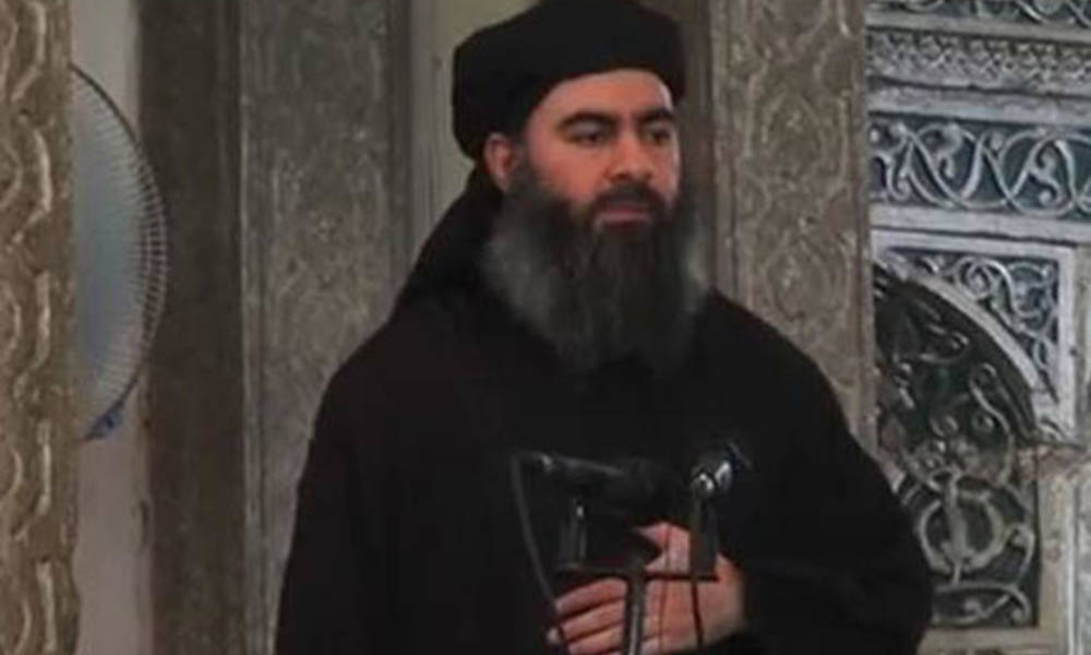 After the collapse of a ... Where hiding Baghdadi