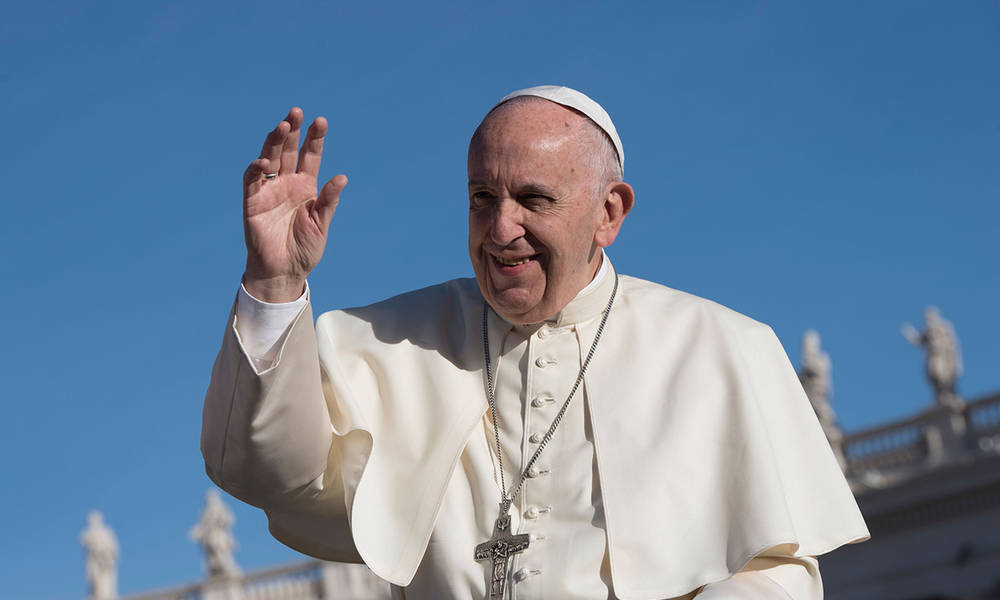 بابا الفاتيكان يبدى رغبته في زيارة العراق في اول زيارة بابوية