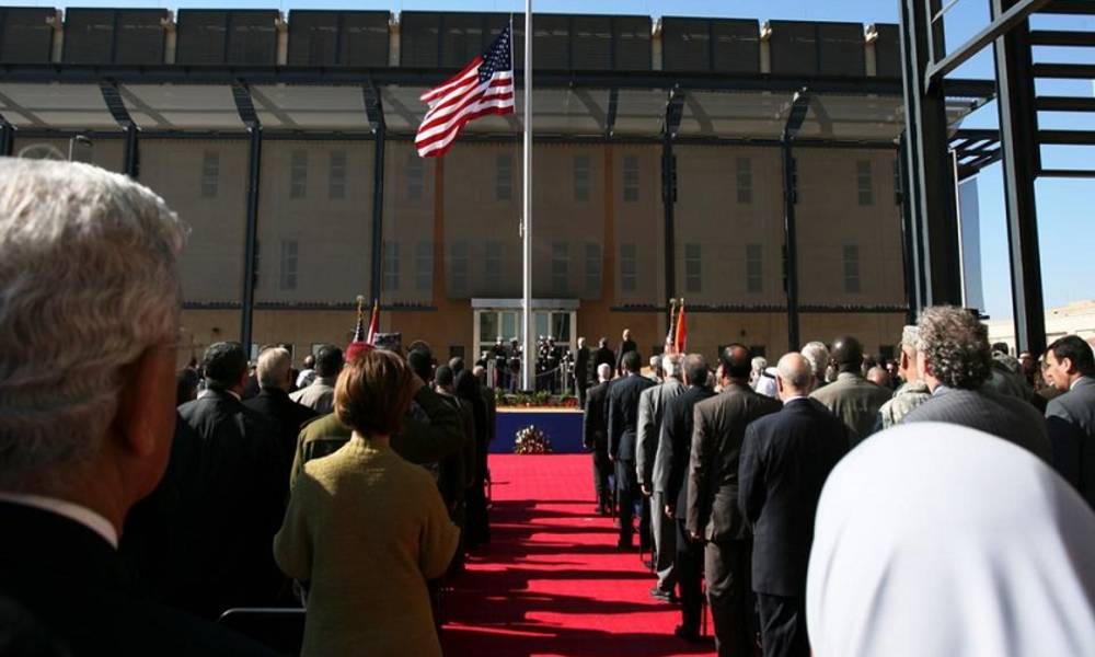 السفارة الامريكية في "بغداد" .. تصدر بيان بخصوص محتوى "قناة امريكية" تبث لــ "العراق" ..