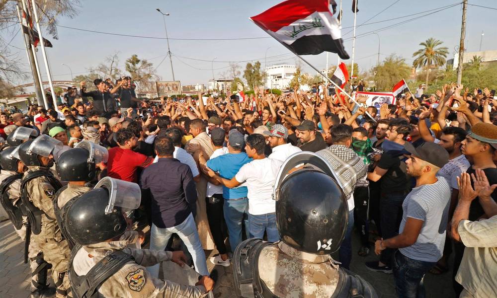 قائد عمليات بغداد: لن اسمح بتفريق تظاهرة ساحة التحرير بأية وسيلة