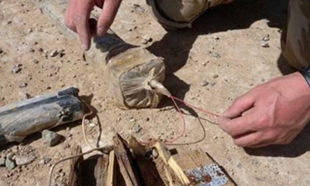 ضبط مواد شديدة الانفجار و21 عبوة ناسفة في منطقة الحسينية شمالي بغداد
