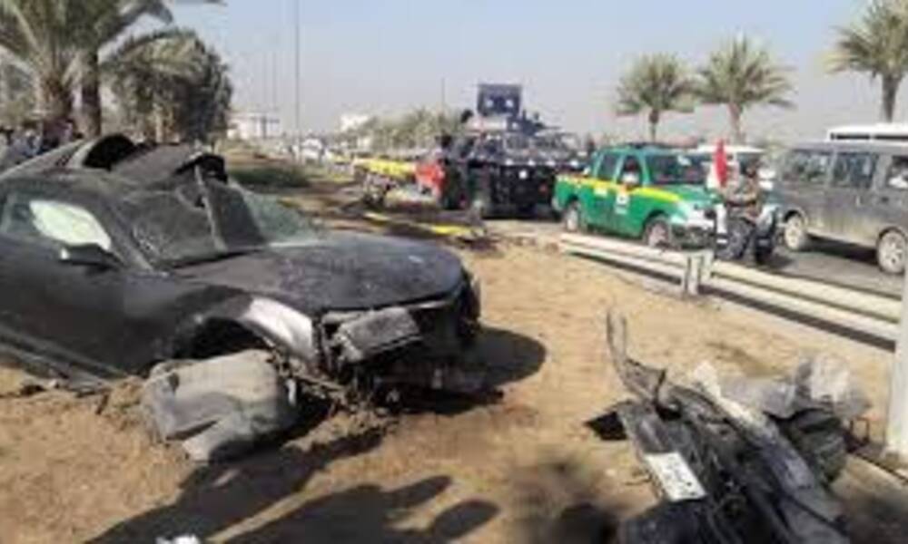 وفاة شخصين وإصابة ثالث جراء احتراق سيارة على طريق مطار بغداد الدولي
