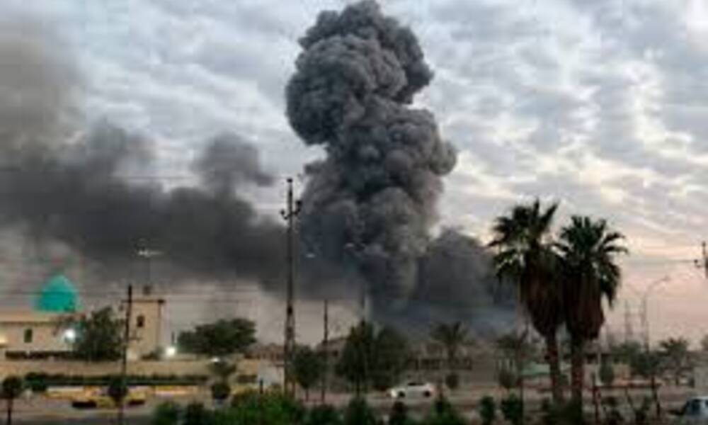 انفجار عبوة ناسفة على عربة "همر"  عسكرية شمال بغداد