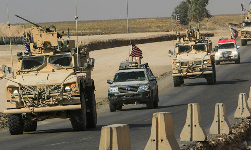 رتل عسكري أمريكي يضم 73 الية يدخل  سوريا عبر معبر الوليد