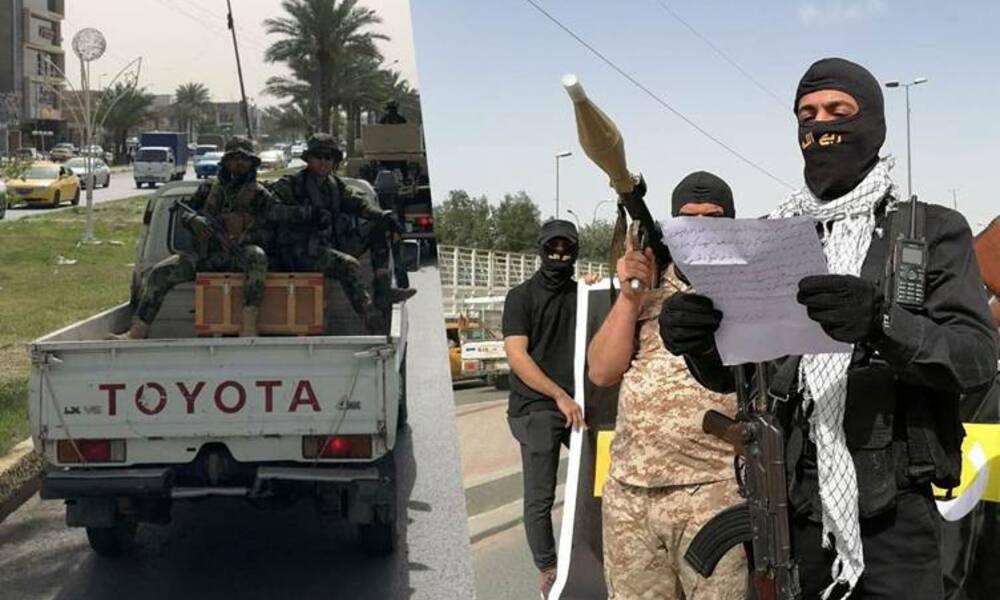 ربع الله ..  رسائل تهديد واستعرض مسلح في شوارع بغداد
