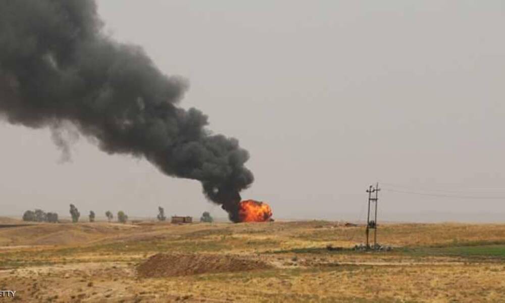 تنظيم داعش يفجر بئراً نفطياً في حقل "باي حسن "