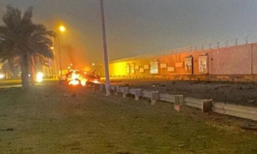سقوط صاروخين استهدف قاعدة عسكرية  قرب مطار بغداد
