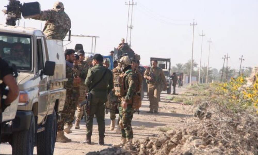 الحشد  والقوات الأمنية ينفذان عملية دهم وتفتيش بحثا عن داعش جنوب سامراء