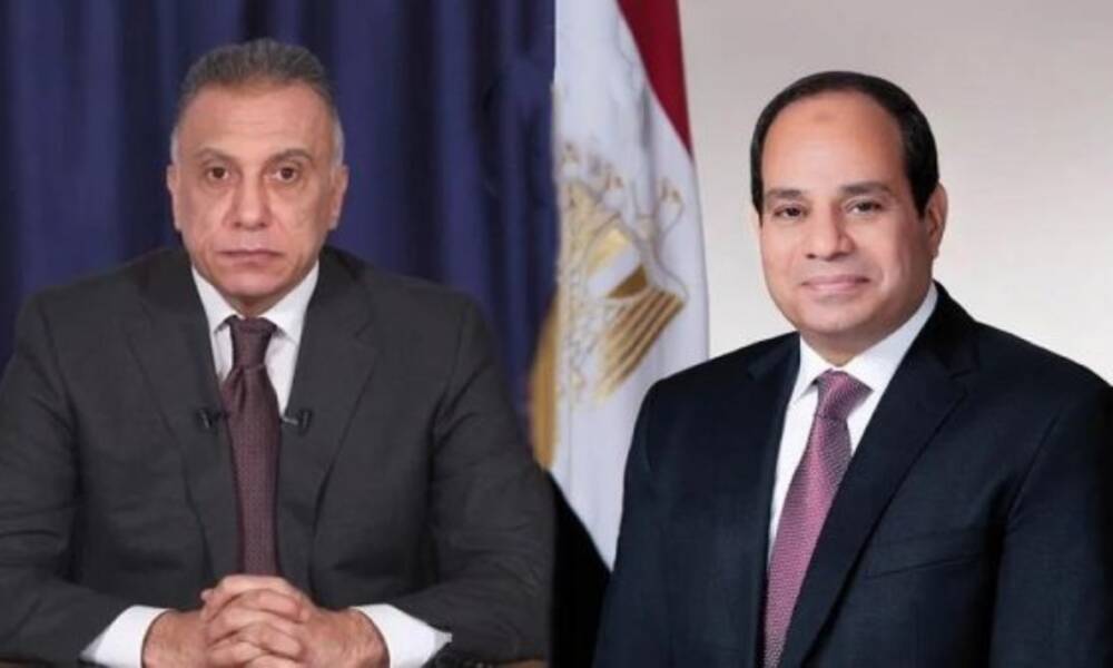 رئيس مصر .. يدين محاولة اغتيال مصطفى الكاظمي