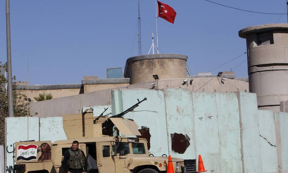 استهداف قاعدة زليكان التركية في نينوى