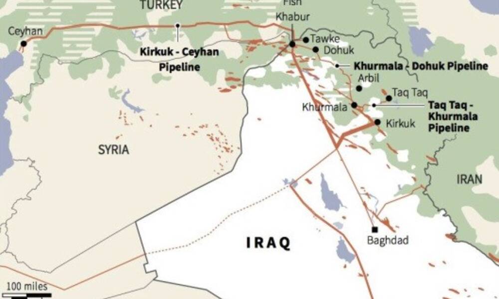 توقف العمل بميناء جيهان وخط أنابيب كردستان العراق .. والسبب الزلزال