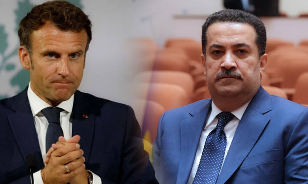 الرئيس الفرنسي يؤكد للسوداني دعم فرنسا للمعركة ضد داعش