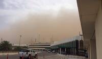تعليق الرحلات الجوية في مطار بغداد والنجف واربيل بسبب العاصفة الترابية