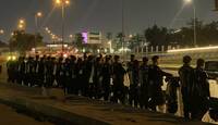 تجمع المعتصمين أمام البرلمان العراقي رفضاً لـ سانت ليغو