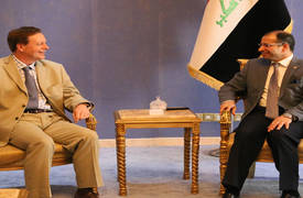 الجبوري يبحث مع السفير البريطاني مجمل الاوضاع السياسية والامنية في العراق والمنطقة